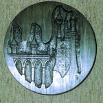 Wall Carving- CASTLE SEMBACH- 1970 H-24in W-24in D-2in-2