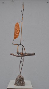 Kinetic Figure-TREE RIGGER 2011 H-43in Dia-13in Copper,Bronze,Stainless Steel
